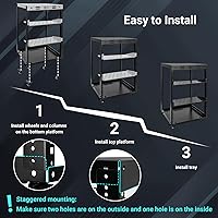 Eastrexon 15U Open Frame Server Rack — image 8