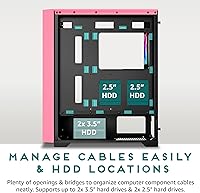 Apevia Destiny-MESH-BK Gaming PC Case — image 7