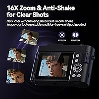 ROQIOO A9 Digital Camera 50MP 4K Vlogging Camera — image 4