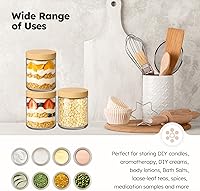 Tecohouse 8 oz Glass Jars with Lids, 12 Pack — image 7