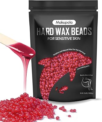 Makupala 3lb Hard Wax Beads Bulk