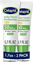 Cetaphil Daily Facial Moisturizer SPF 50, 1.7 Fl Oz (Pack of 2) — image 1