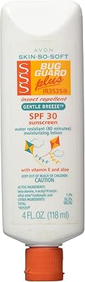 Avon Skin So Soft Bug Guard Plus IR3535 Insect Repellent Lotion SPF 30 Gentle Breeze 4 fl oz