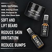 LEPONIX Men's Shaving Kit with Straight Edge Razor & Sandalwood Essentials — image 2