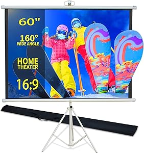TRMESIA 60 Inch Projector Screen with Stand Review