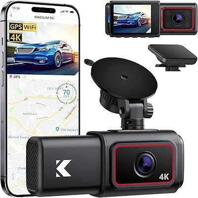Kingslim D6 4K Dual Dash Cam