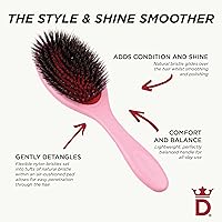 Denman Boar Bristle Hair Brush – Pink Crush — image 7
