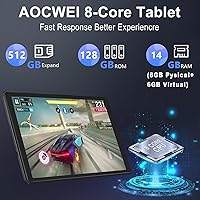 AOCWEI X500 10-inch Android 13 Tablet with 14GB RAM and 128GB Storage — image 2