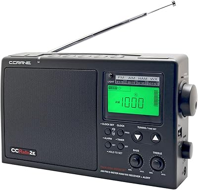 C. Crane CCRadio-2E Enhanced Portable AM FM Weather and 2-Meter Ham Band Radio
