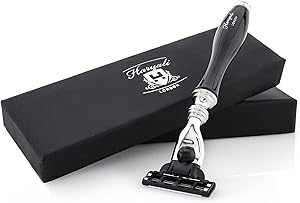 Haryali London 3 Edge Shaving Razor with Black Coated Handle
