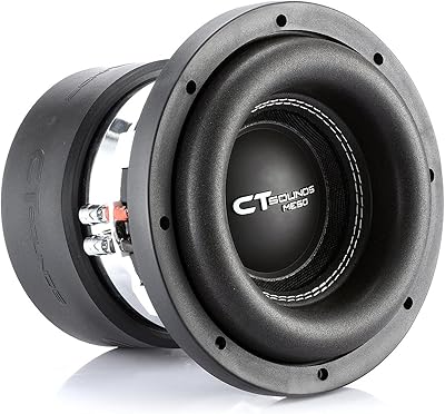 CT Sounds MESO-8-D4 8-Inch Dual 4 Ohm Car Subwoofer