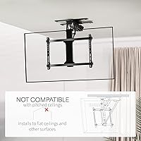 VIVO MOUNT-E-FD70S Electric Flip Down Swiveling Ceiling TV Mount — image 6