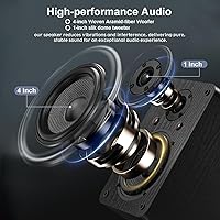 LONPOO LP42 Bluetooth Bookshelf Speakers — image 2