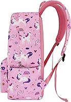 LI-LOVE Pink Unicorn Backpack for Girls — image 3