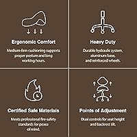 DR.LOMILOMI Pneumatic Swivel Rolling Saddle Chair with Wheels and Ergonomic Back Support — image 6