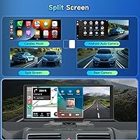 Podofo Wireless Carplay/Android Auto Portable Car Radio 9.3″ HD Touchscreen — image 5