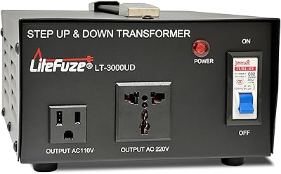 LiteFuze LT-3000UD Voltage Converter Transformer