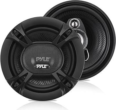 Pyle PL513BK 5.25″ 3-Way Triaxial Car Speakers