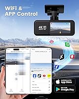 Penemay Dash Cam V31 4K Front + 1080P Rear Camera — image 4