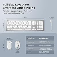 iClever GK08 Wireless Keyboard and Mouse Combo — image 8