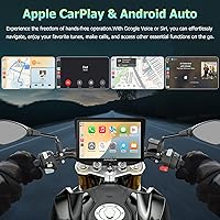 APHQUA 722 Motorcycle GPS Navigation System with Apple CarPlay & Android Auto — image 4