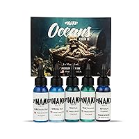 Dynamic Color Co Oceans Color Set - 1oz Bottles (Electric Blue, Sky Blue, Teal, Turquoise, Dynamic Blue) — image 1
