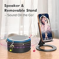 ZAPUVO Bluetooth Speaker with Phone Stand — image 3
