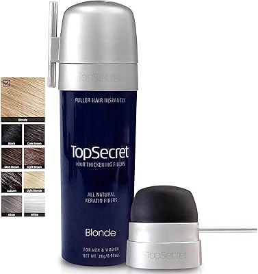 Top Secret Hair Thickening Fibers - Blonde, Large