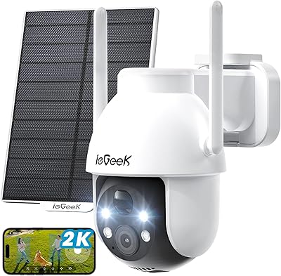 ieGeek ZY-C2 2K Solar WiFi Security Camera