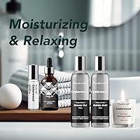 PEARLWORLD 12Pcs Men's Spa Gift Set - Cedarwood Bath & Body Care Kit — image 3