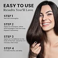 LUSTEL Rosemary Strengthening Volumizing Shampoo and Conditioner Set - 16 Fl Oz Each — image 9