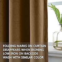 Cololeaf Soft Velvet Theater Curtain Panel 150″ W x 96″ L — image 3