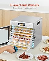 VEVOR Food Dehydrator H8-C001, 8-Tray, 400W — image 4