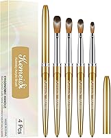 KEMEISI Acrylic Nail Brush Set, 4 Sizes — image 1