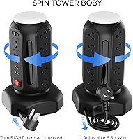 Tecmize 21-in-1 Power Strip with 30W PD Fast Charging and RGB Light — image 5