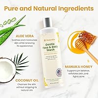 Honeyskin Face and Body Wash with Manuka Honey, 16oz — image 3