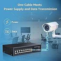 AUMOX PRO SG308P 8-Port PoE Gigabit Switch 120W — image 4