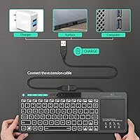 Rii RT518S Wireless and Bluetooth Keyboard — image 6