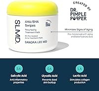 SLMD AHA BHA Toner Pads with Salicylic Acid, Glycolic Acid & Lactic Acid - 60 Count — image 4