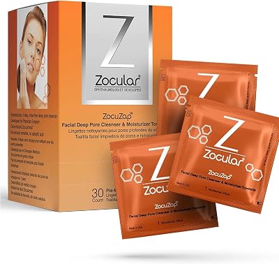 Zocular ZocuZap Acne Face Wipes