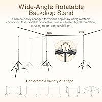 EMART Backdrop Stand 10x10x7ft Adjustable Background Support System — image 5