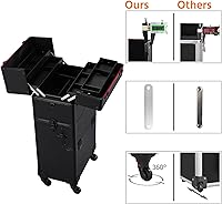 Topeakmart 3-in-1 Rolling Makeup Train Case — image 7