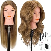 CENOZ 18″ Mannequin Head with Real Hair — image 1