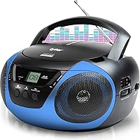 Tyler TAU101-BL Portable Boombox CD Player AM/FM Radio — image 1