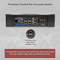 Rockville USS8 8″ 600W Slim Under-Seat Active Subwoofer — image 6