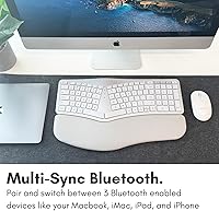 Macally BTBLERGO2A Bluetooth Ergonomic Split Keyboard — image 3