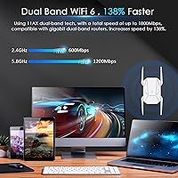 ZMISDRI 2025 AX1800 WiFi 6 Extender — image 2