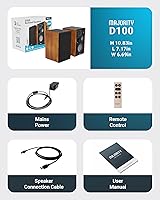 Majority D100 Powered Bookshelf Speakers — image 7