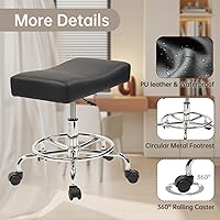 KLASIKA Heavy Duty Extra Wide Rolling Stool — image 9