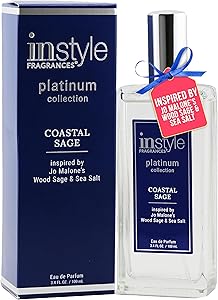 Instyle Fragrances Platinum Collection Coastal Sage Eau de Parfum 3.4oz Review